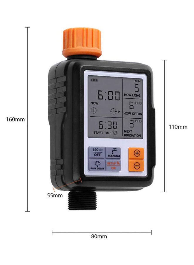 Automatic Water Timer Black/Orange - Image 5
